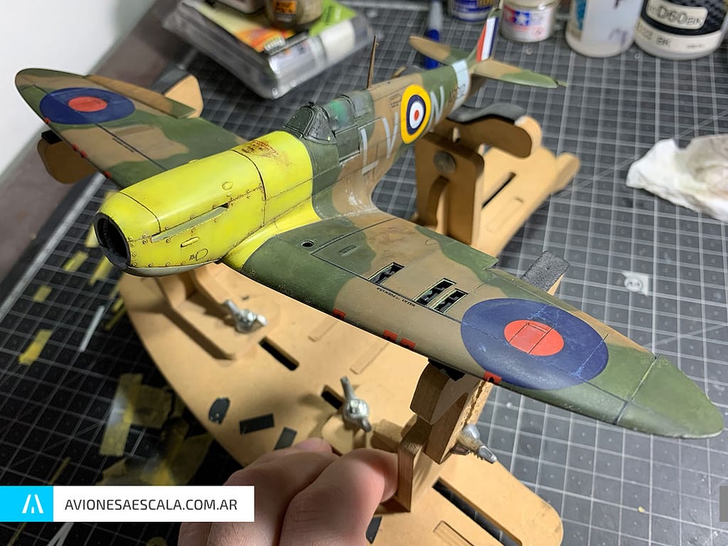 Spitfire mk1 weathering aviones a escala
