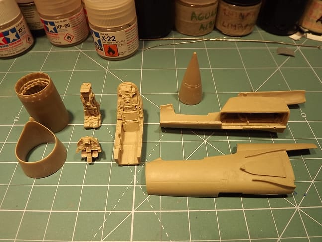 El kit completo de resina de Aconcagua Resing Model