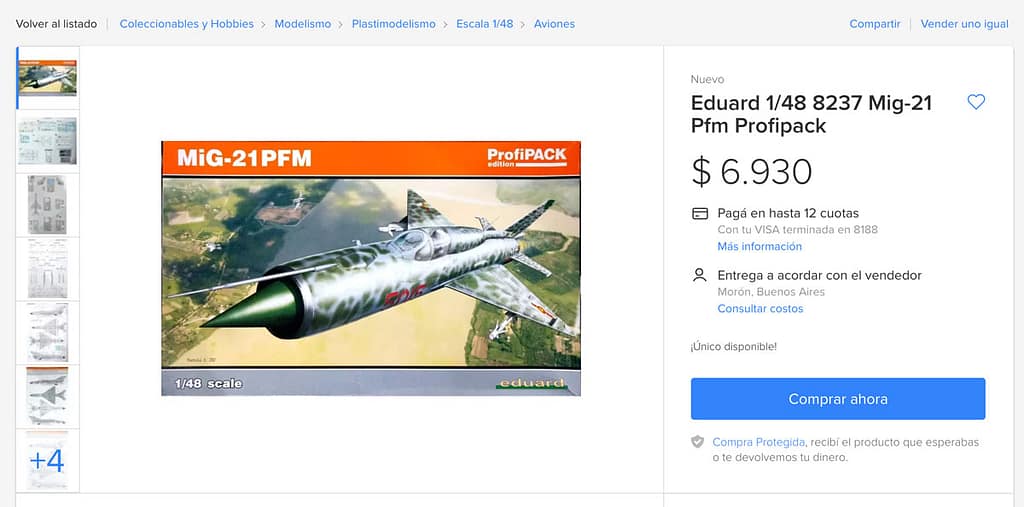 Mig-21 Mercadolibre