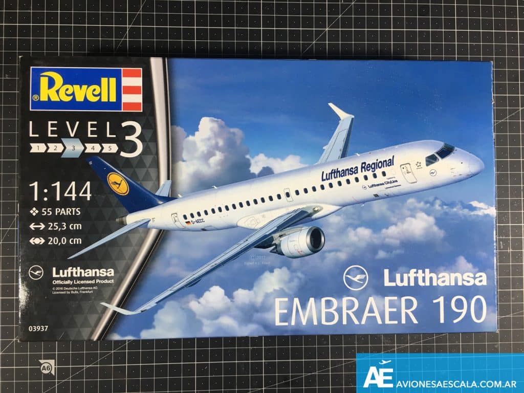 Inbox Review – Embraer 190 (Revell, 1/144)