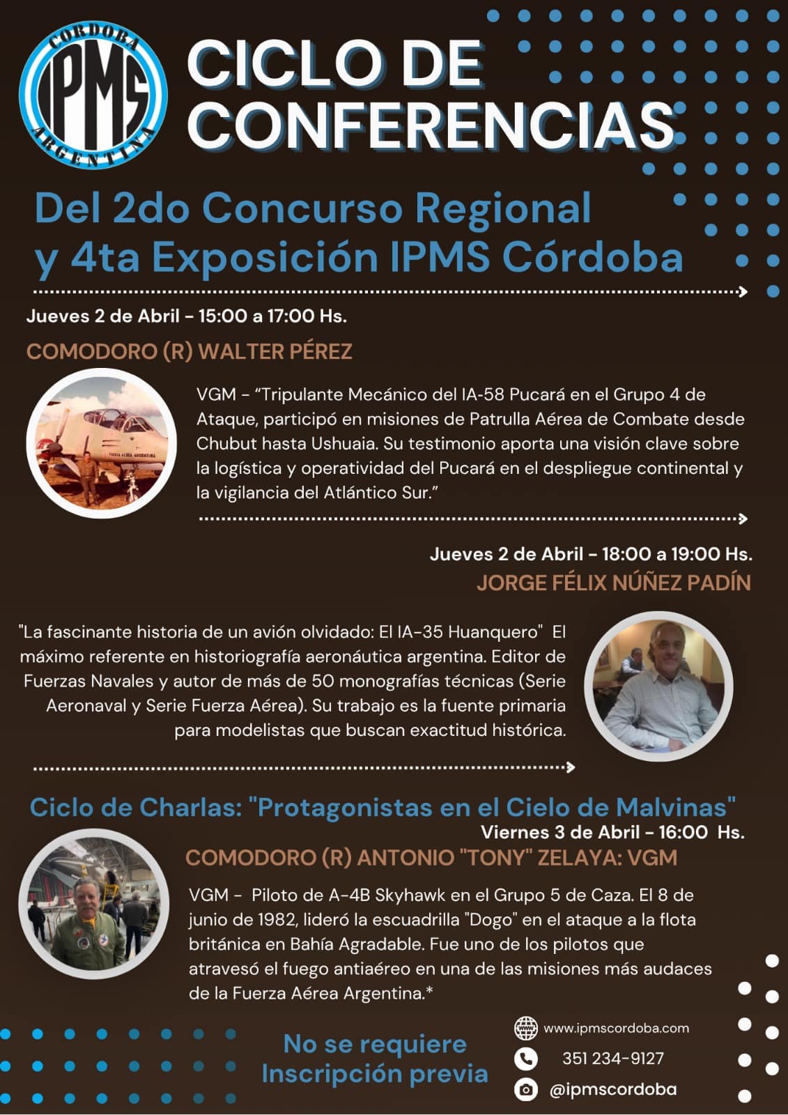 Cronograma oficial – 2do Concurso Regional y 4ta Exposición IPMS