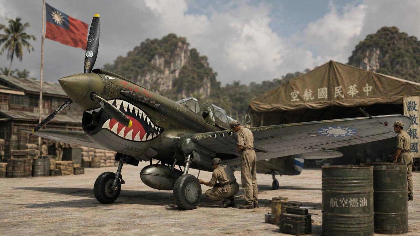P‑40N‑5 Warhawk — Flying Tigers en el CBI