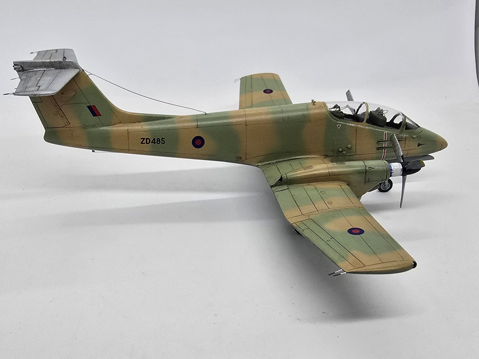 El Pucará ZD487: de guerrero de Malvinas a banco de pruebas británico.