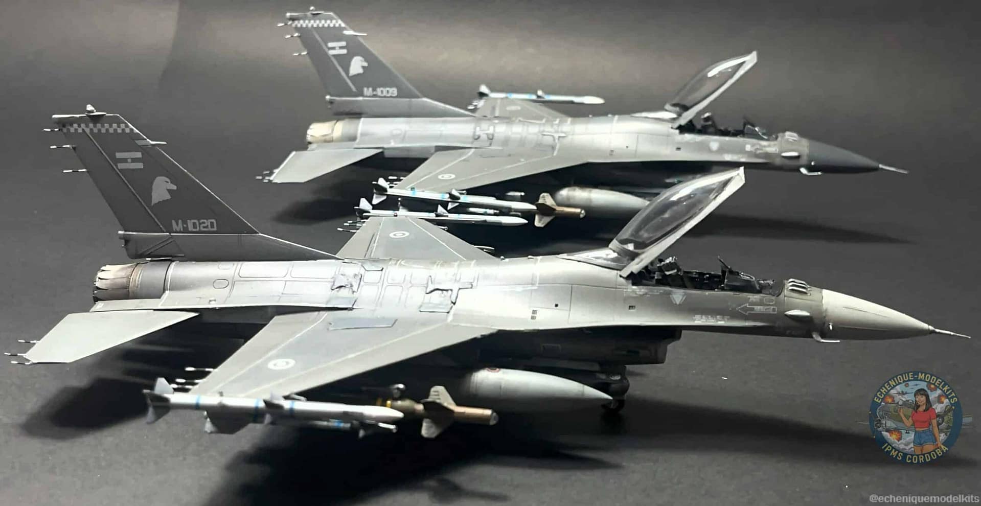 F16 MLU REVELL 1/72 DE A DOS: PASO A PASO