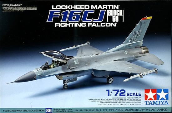 Tamiya F‑16CJ Block 50 (1/72, Kit 60786)