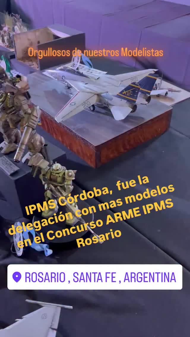 Por la excelente organización, la calidez y el nivel del concurso. 
Volvimos a Córdoba con el orgullo de haber recibido el reconocimiento a la delegación con más modelos presentados. 
Un honor compartir este hobby con una comunidad tan comprometida y apasionada. 
¡Nos vemos en la próxima!