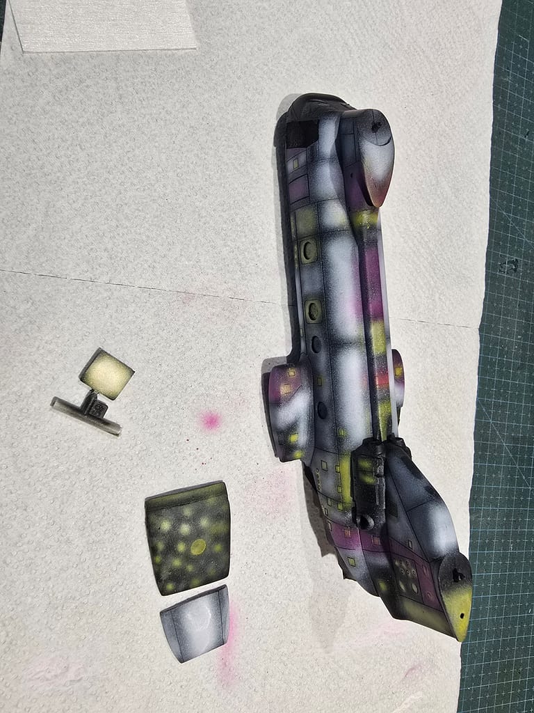 Armado, base y pre-shading