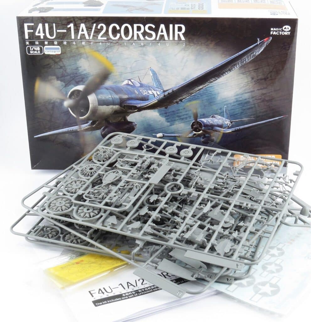Vought F4U-1A/2 Corsair Edición Limitada, Dual ComboMagic Factory (5001) 1:48 Parte 3/3
